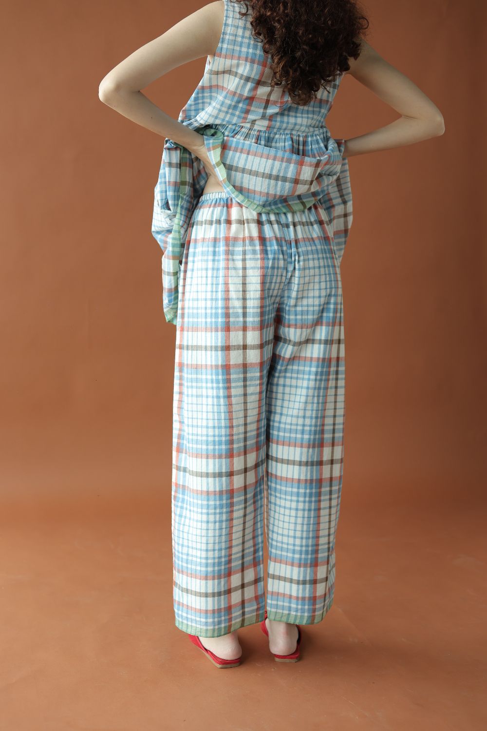 Joey Pants-Blue checks
