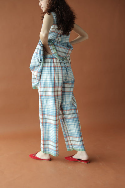 Joey Pants-Blue checks