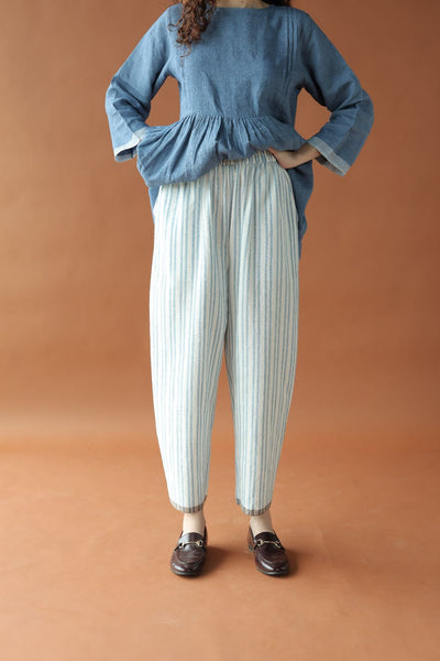 Alan-Blue stripes Pants