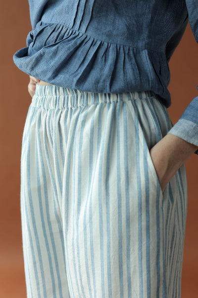 Alan-Blue stripes Pants