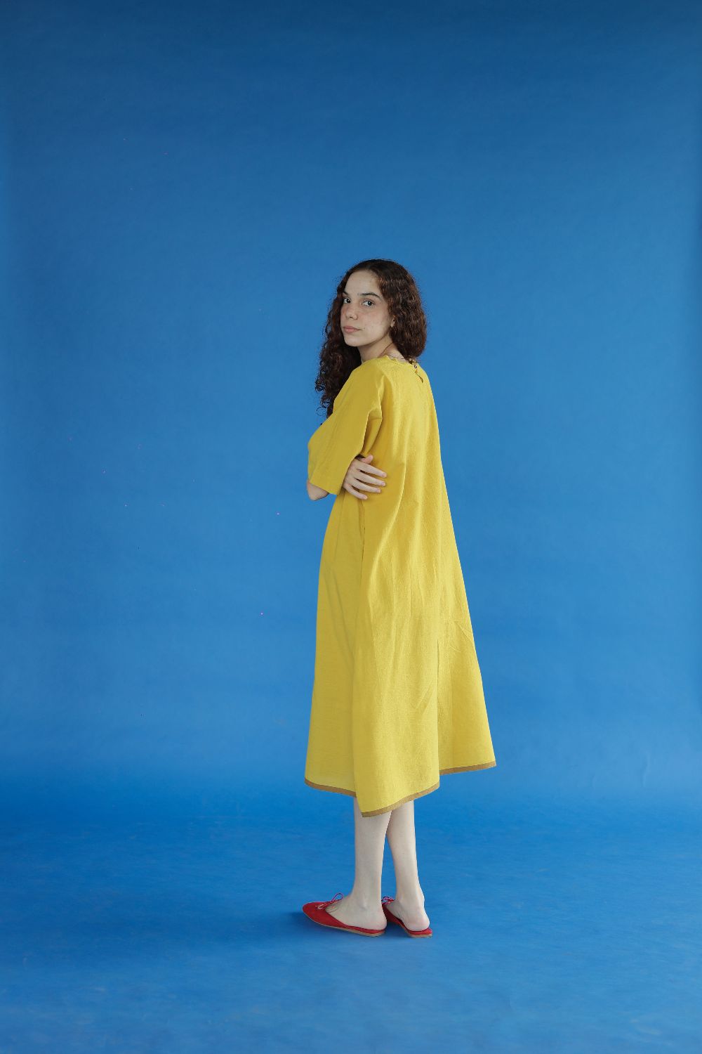 Alfie Dress-Yellow