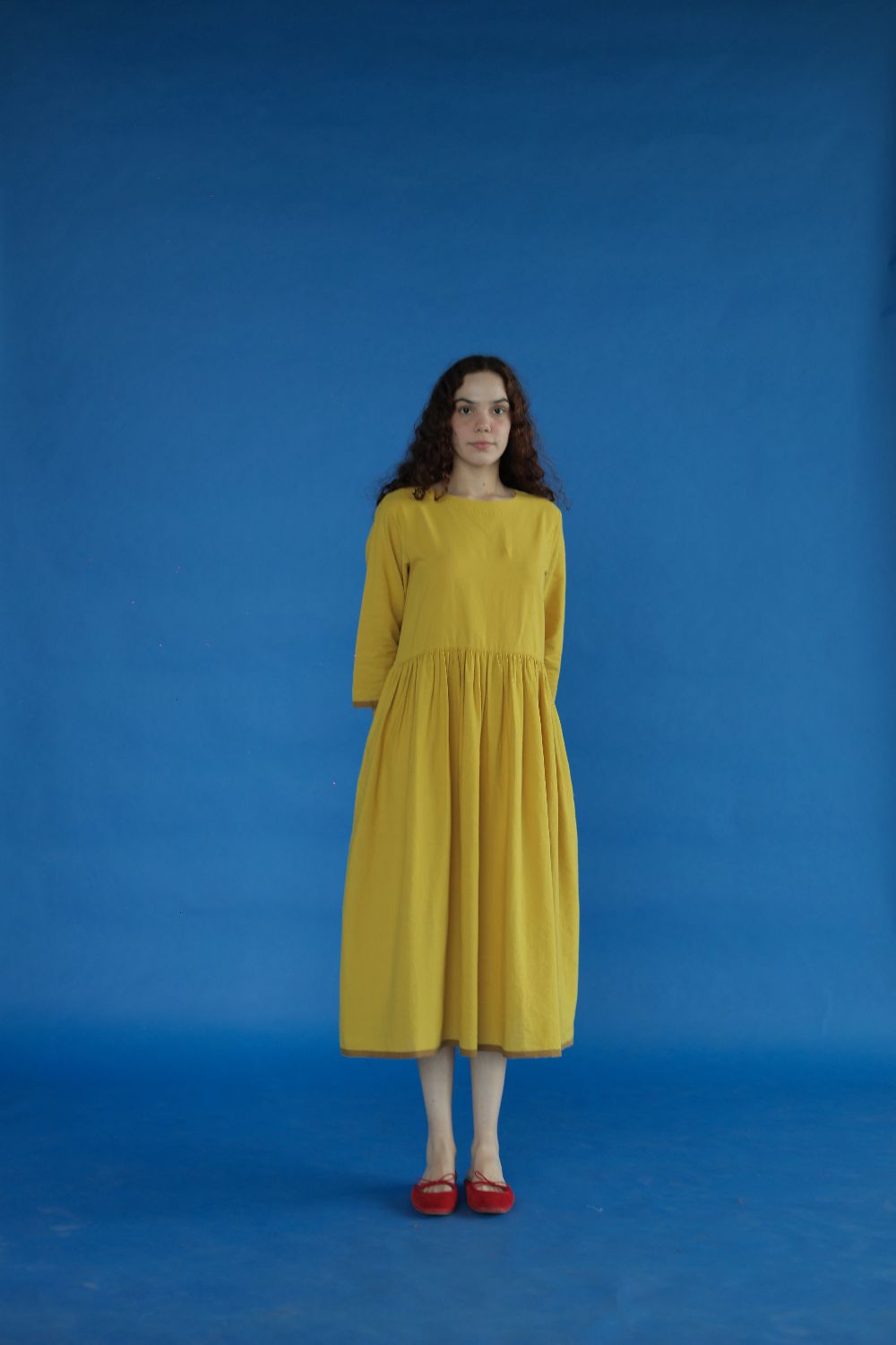 Scottie Dress-Yellow