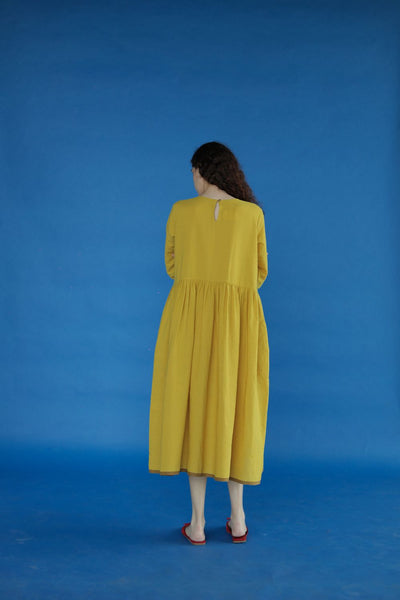 Scottie Dress-Yellow
