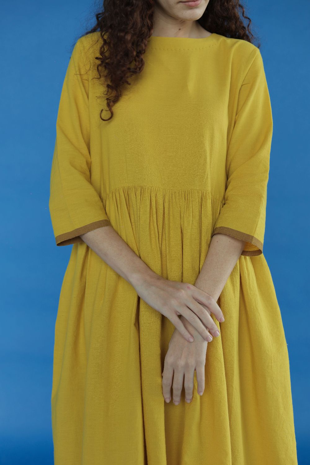 Scottie Dress-Yellow