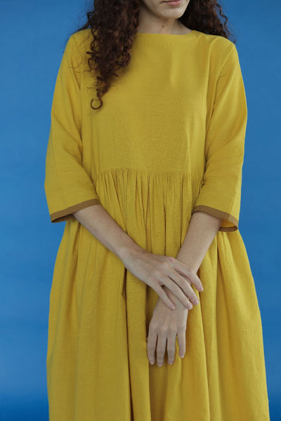 Scottie Dress-Yellow