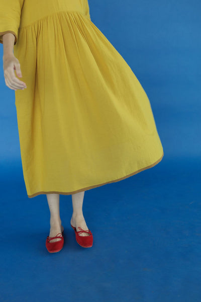 Scottie Dress-Yellow