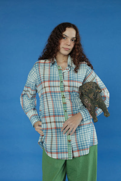 Eden-Blue checks Top