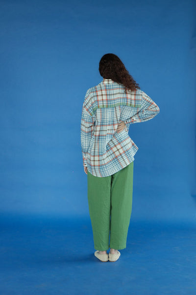 Eden-Blue checks Top