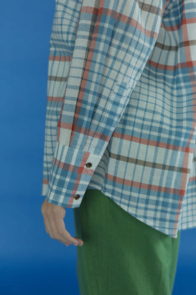 Eden-Blue checks Top