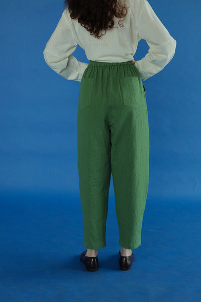 Luca-Pale moss Pants