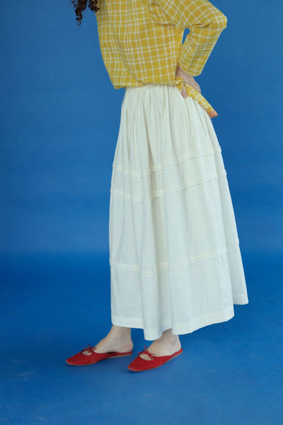 Bliss Skirt-White