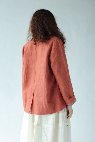 Edith Top-Deep coral