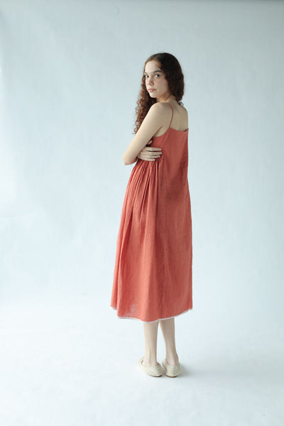 Portia-Deep coral Dress-Deep coral