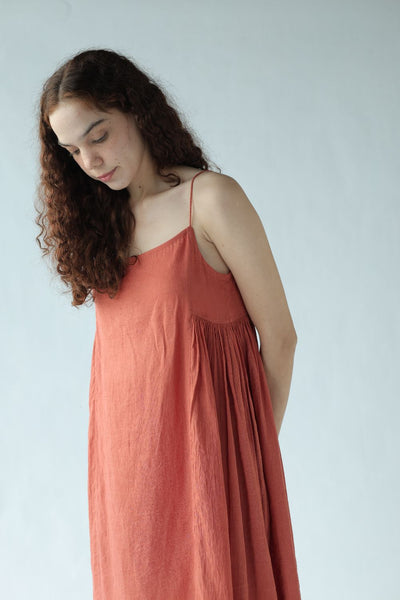Portia-Deep coral Dress-Deep coral