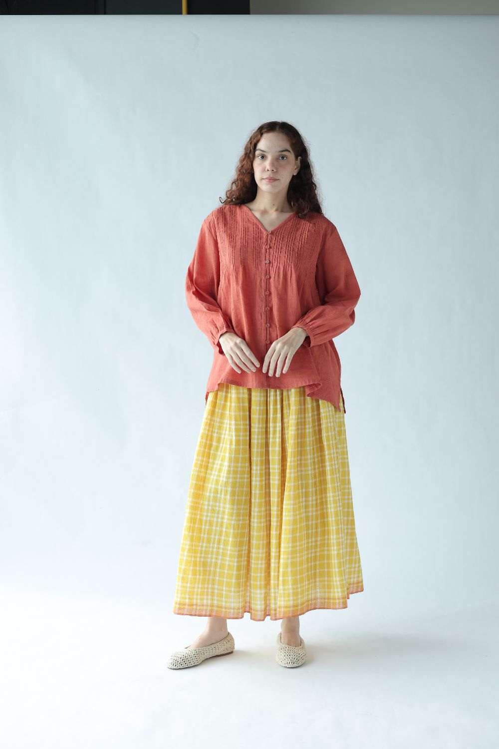 Aria Top-Deep coral