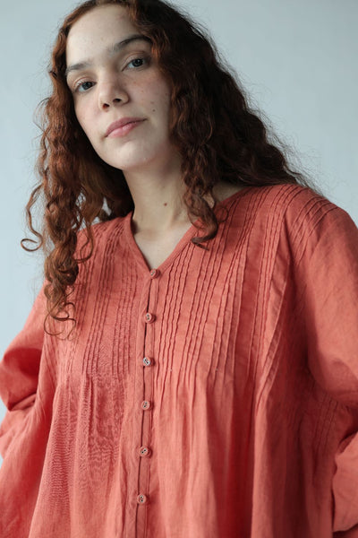 Aria Top-Deep coral