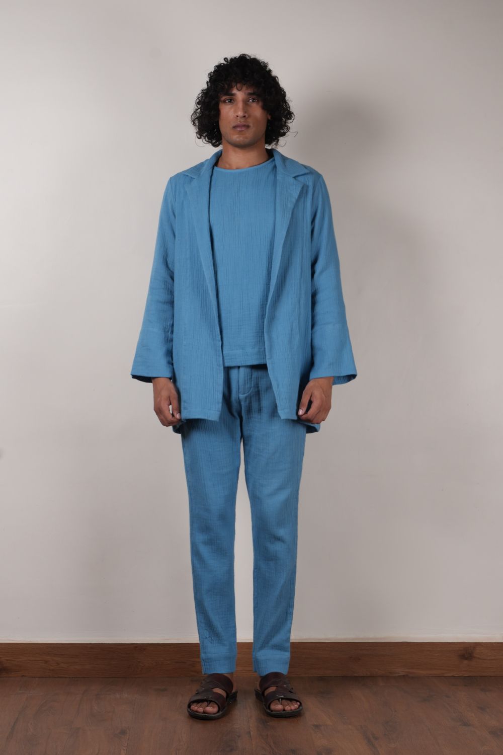 Men's Blue Crush T-Shirt, Pants  & Jacket Set (3 PCS)