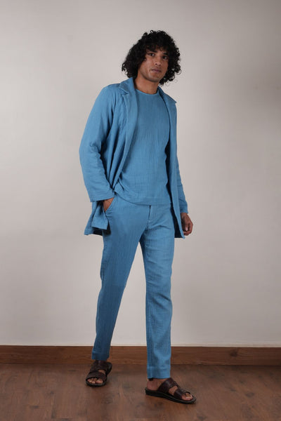 Men's Blue Crush T-Shirt, Pants  & Jacket Set (3 PCS)