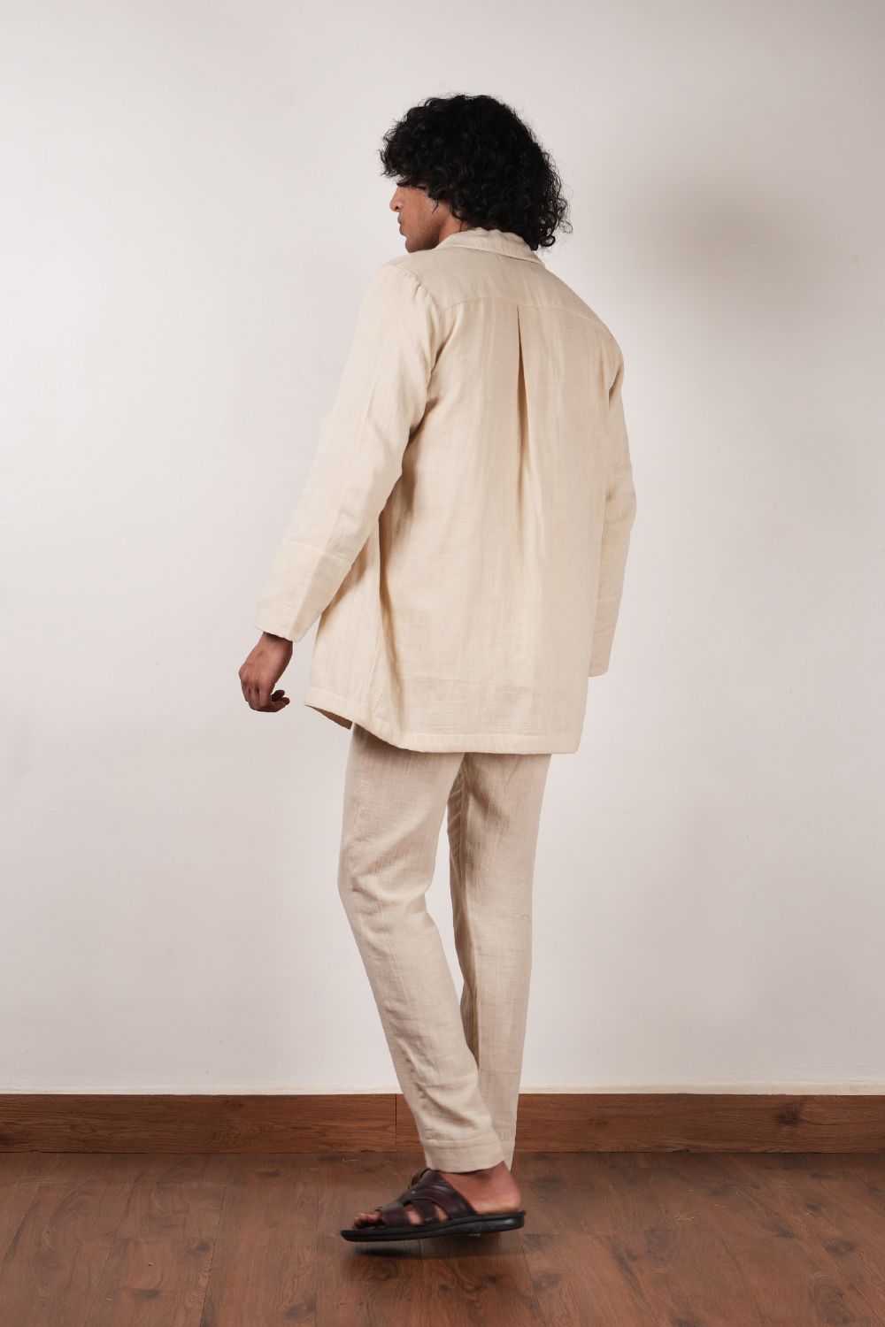 Men's Cream Crush T-Shirt, Pants  & Jacket Set (3 PCS)