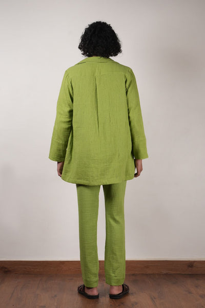 Men's Green Crush T-Shirt, Pants  & Jacket Set (3 PCS)