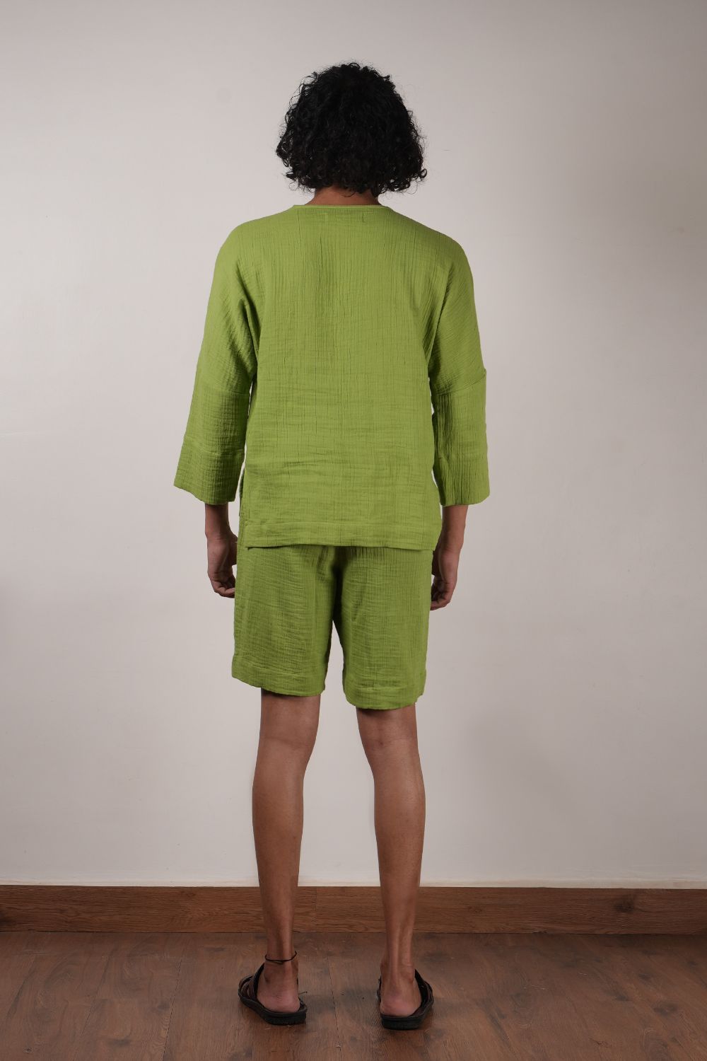Men's Green Crush T-Shirt & Shorts Set (2 PCS)