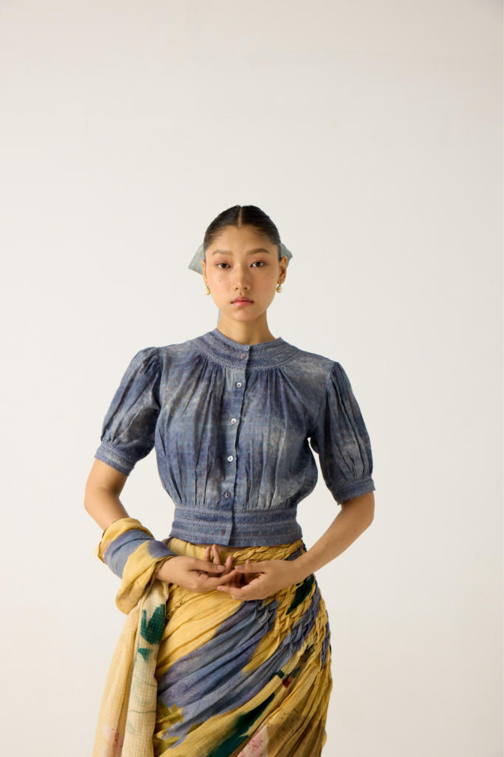 MILA TOP-INDIGO