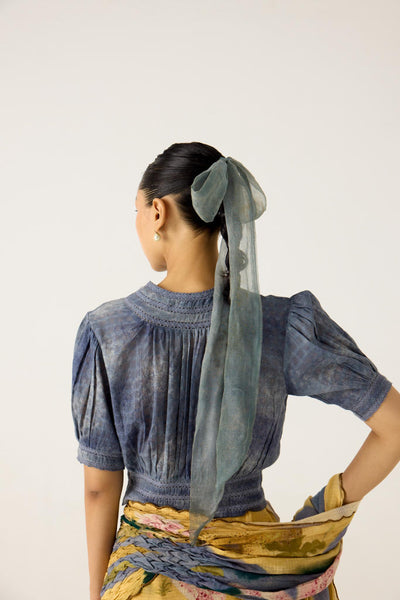 MILA TOP-INDIGO