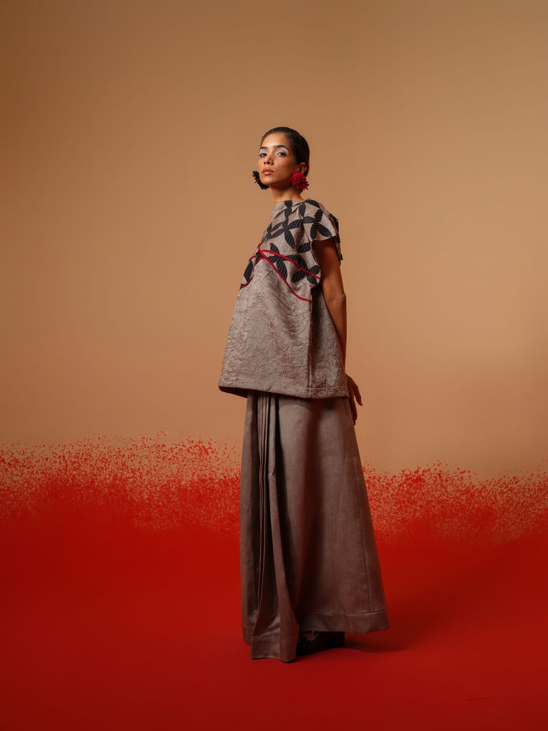 Mist Skirt-Grey