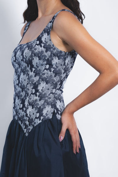 Miyu Dress - Indigo