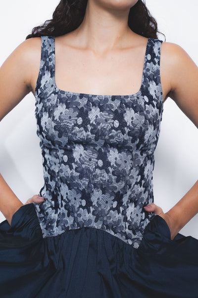 Miyu Dress - Indigo