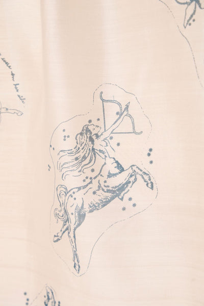 Mizar Zodiac Print Handwoven Dress