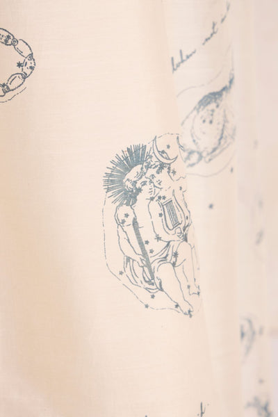 Mizar Zodiac Print Handwoven Dress
