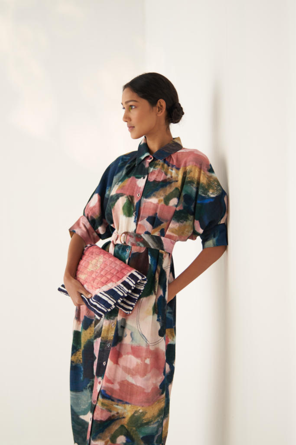 Moonbloom Brunch Dress with belt