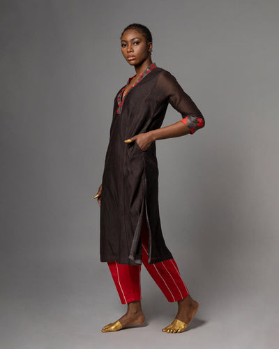 Mosi Black Kurta