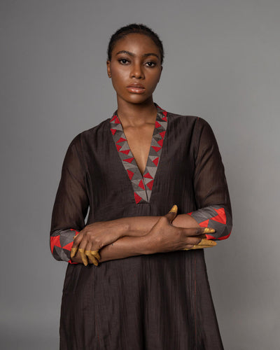 Mosi Black Kurta
