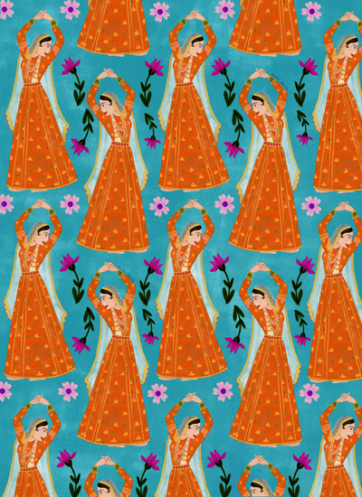 Mughal print