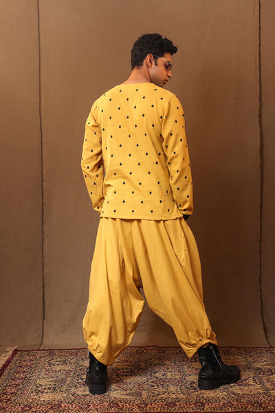 Men's Mustard Baggy Pants