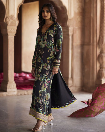 Nadira Black Kurta Set