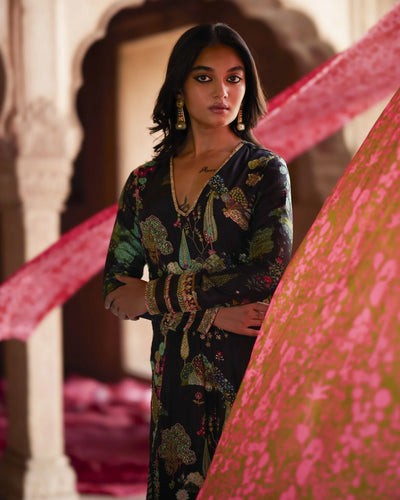Nadira Black Kurta Set