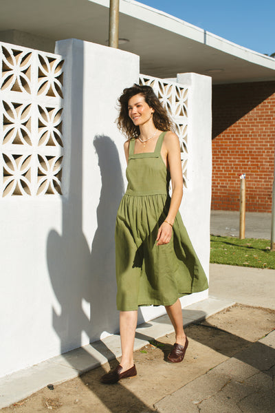 NY Olive Dress-Olive