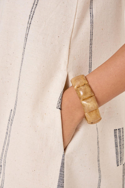 Nalaka Handwoven Cotton Shift Dress