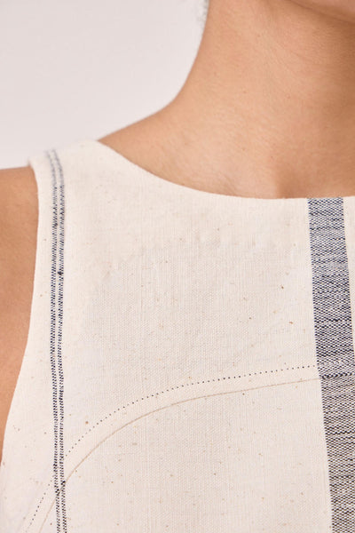 Nalaka Handwoven Cotton Shift Dress