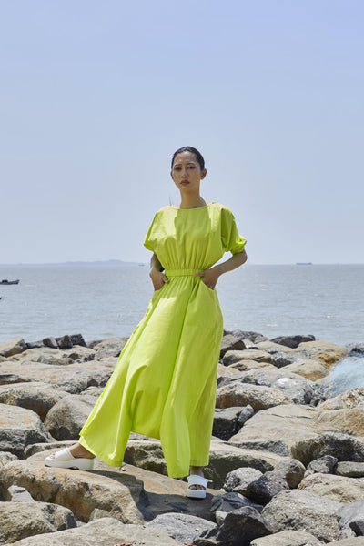 Neon Green Sphara Jumpsuit