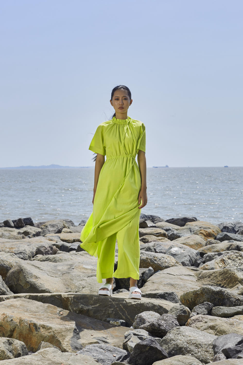 Neon Green Tora Tunic