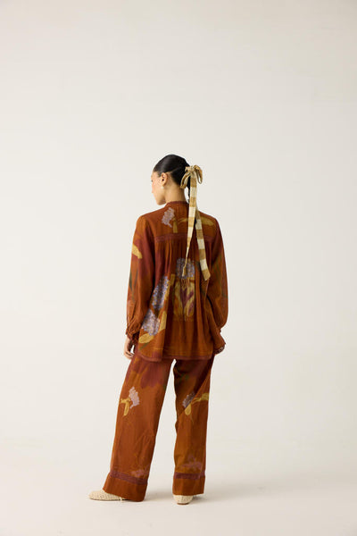 NOVA SET-FOLIAGE (NOVA TOP + LACE PANTS)