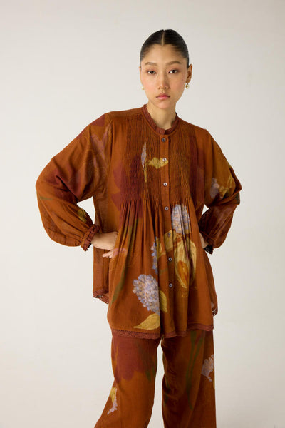 NOVA SET-FOLIAGE (NOVA TOP + LACE PANTS)