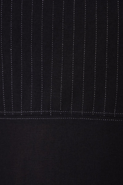 Nuwan Black Quilted Dress