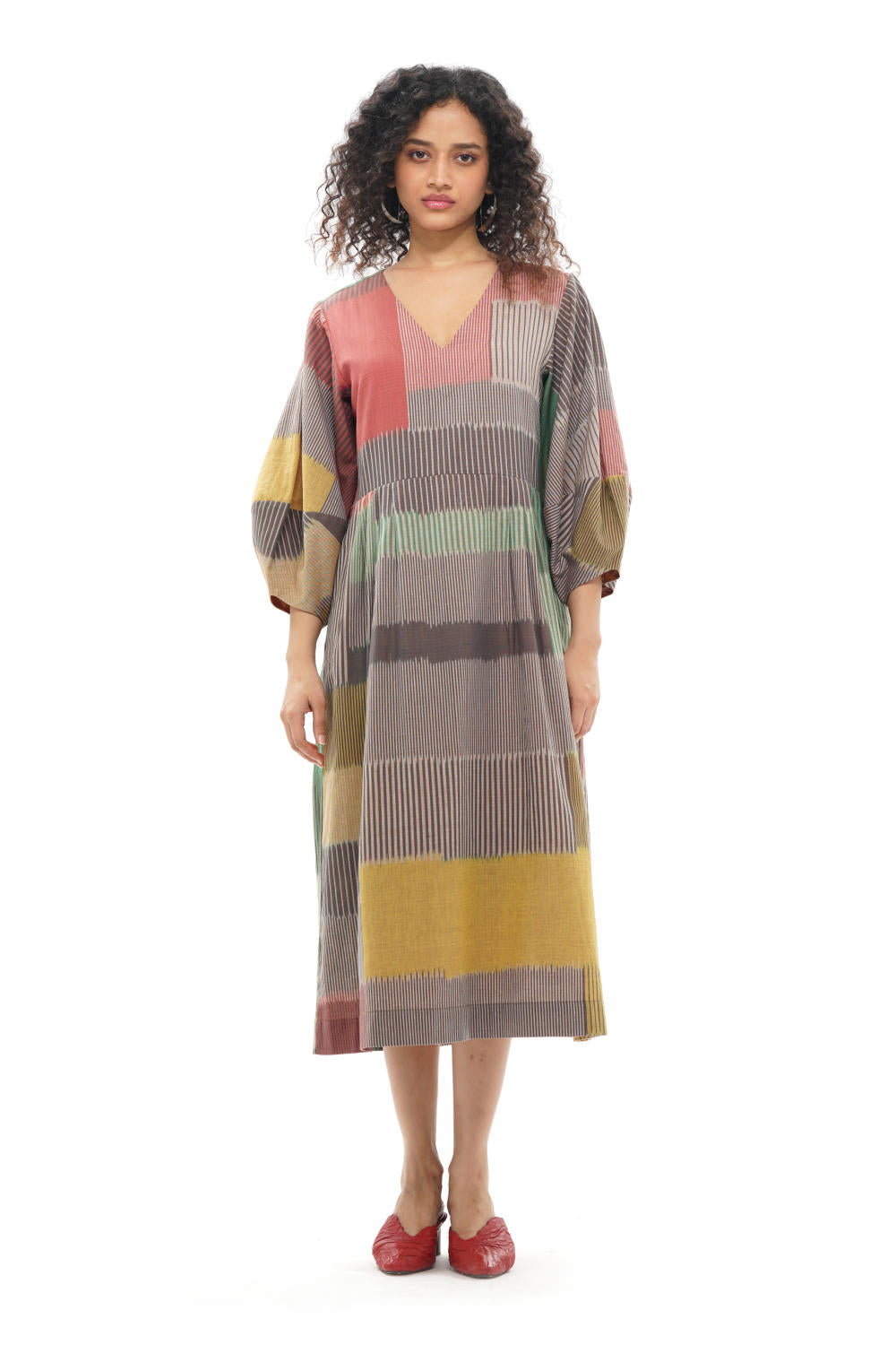 OCHA LANTERN SLEEVE MAXI