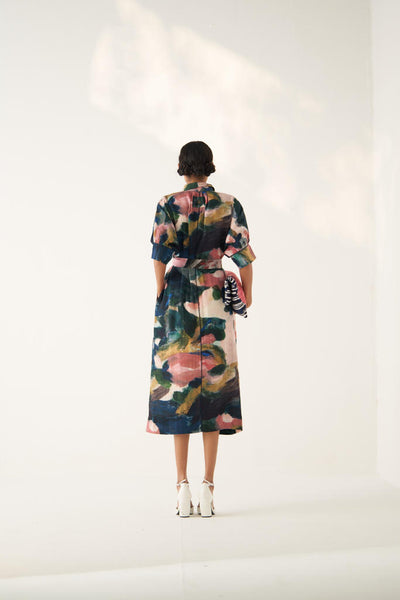 Moonbloom Brunch Dress with belt