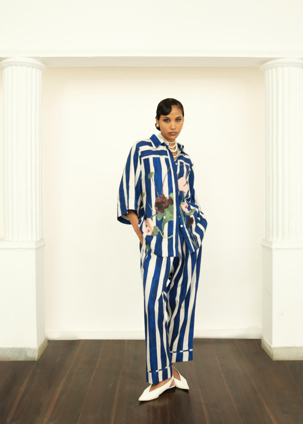Prussian Stripes Shirt Set